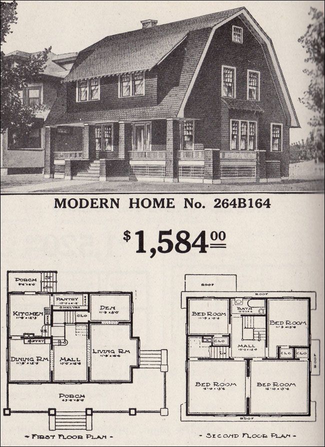 gambrel roof house plans
