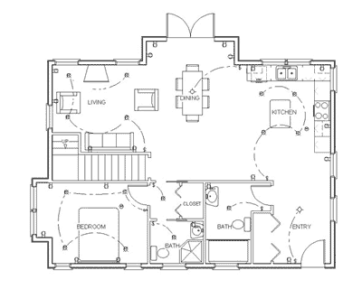 how to draw a floor plan