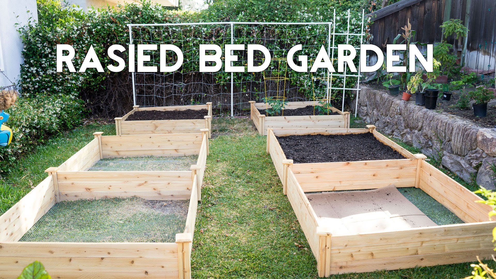 how to start a garden bed